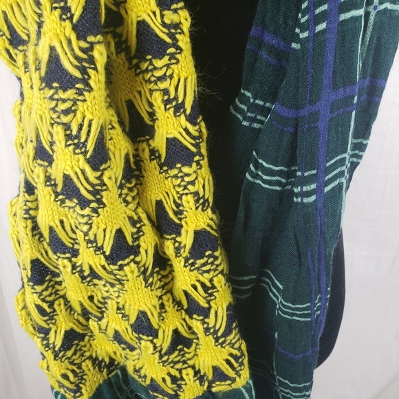 NWT Collectioneighteen Navy Multicolored Infinity Scarf - Picture 4 of 8